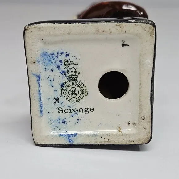 Vtg Scrooge Royal Doulton ManFigurine Charles Dickens A Christmas Carol 3D Decor - Picture 6 of 12